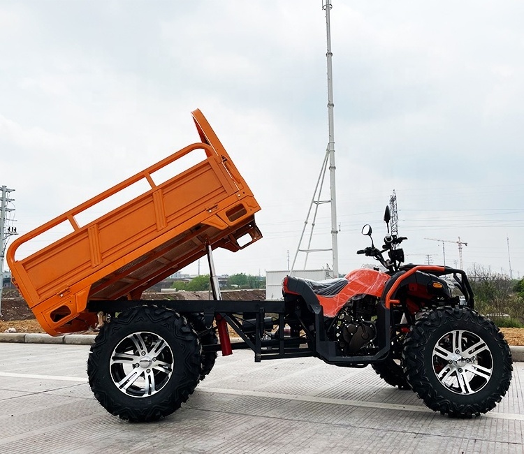 New Product Cargo Trolley Dump Cart Utv And 4X4 With Truck 300CC Farm ATV