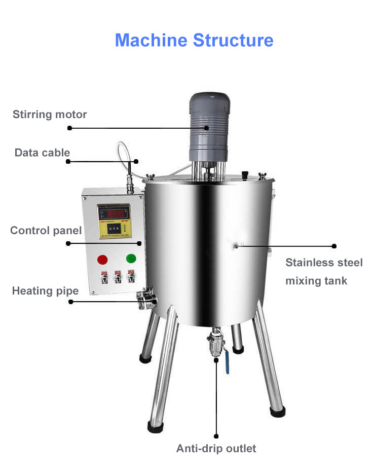 Lipstick Heating Mixing Filling  Cosmetic Manual Lipstick Making Machine Lip Balm Lip Gloss Heating Filling Machine