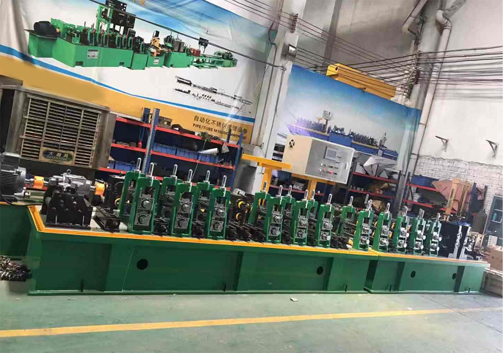 High Frequency Pipe Mill Line Welded Steel Tube Machinery Metal Square Pipe Roll Making Machine For Tube Making Machine