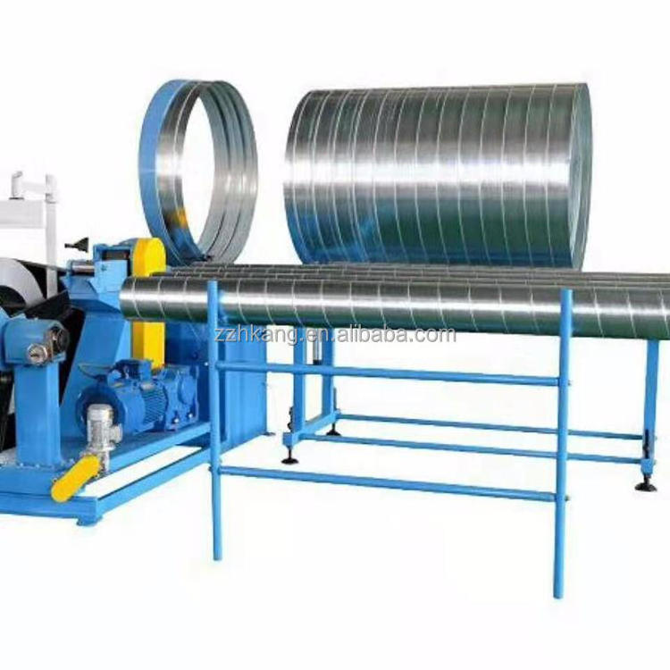 Hvac Sheet Metal Fabrication Spiral Tube Former Economic Air Duct Manufacture Spiral Round Duct Forming Machine