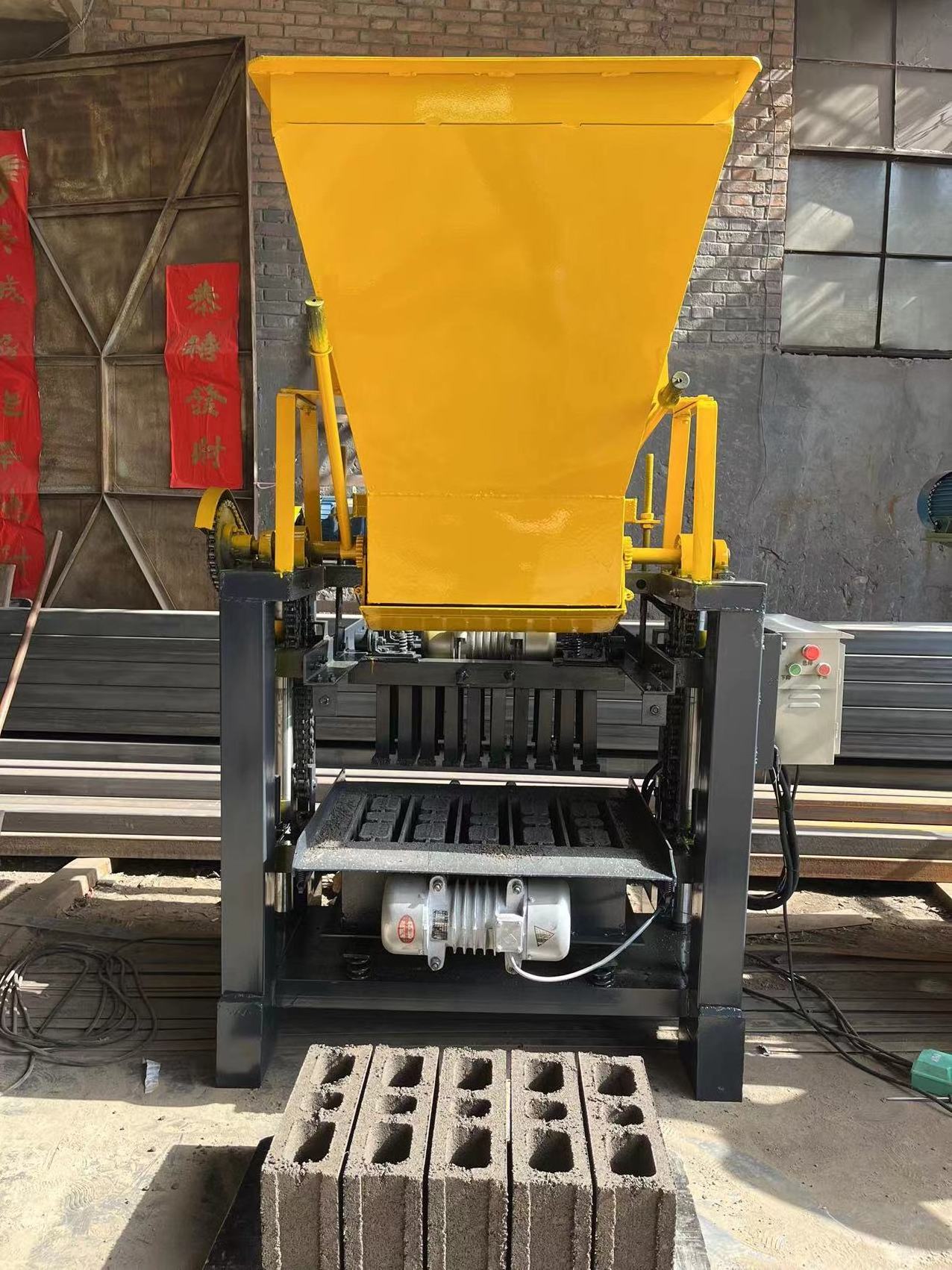 Customized Concrete Interlocking Paving Stone Making Machine Cement Hollow Solid Block Brick Making Machinery