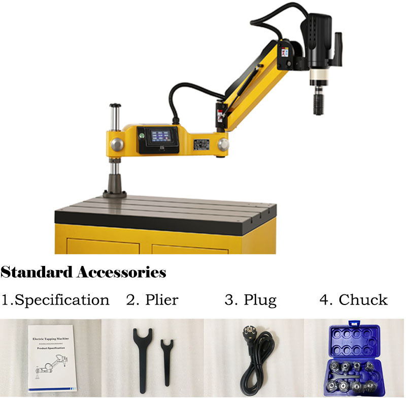 Hot Sale Universal Auto Nut Tapper Screwing Machine M16 Automatic M36 Self-tapping Thread Flexible Arm Electric Tapping Machine