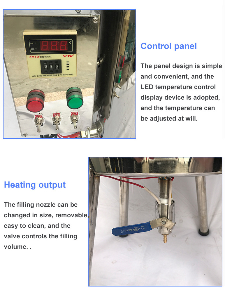 Lipstick Heating Mixing Filling  Cosmetic Manual Lipstick Making Machine Lip Balm Lip Gloss Heating Filling Machine