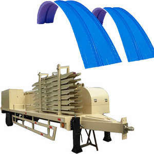 Arch Roof Warehouse Roll Forming Machine Curving Forming machine K Q Span Building Making Machine