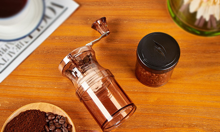 Portable Hand Burr Coffee Bean Grinder Mini Manual Coffee Grinder With Adjustable Coarseness