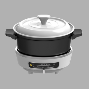 Electric Hot Pot Electric Cooking Pot Pan for Food Cooker Multi Function Aluminum Soup & Stock Pots Kitchen Usage Cooking Metal