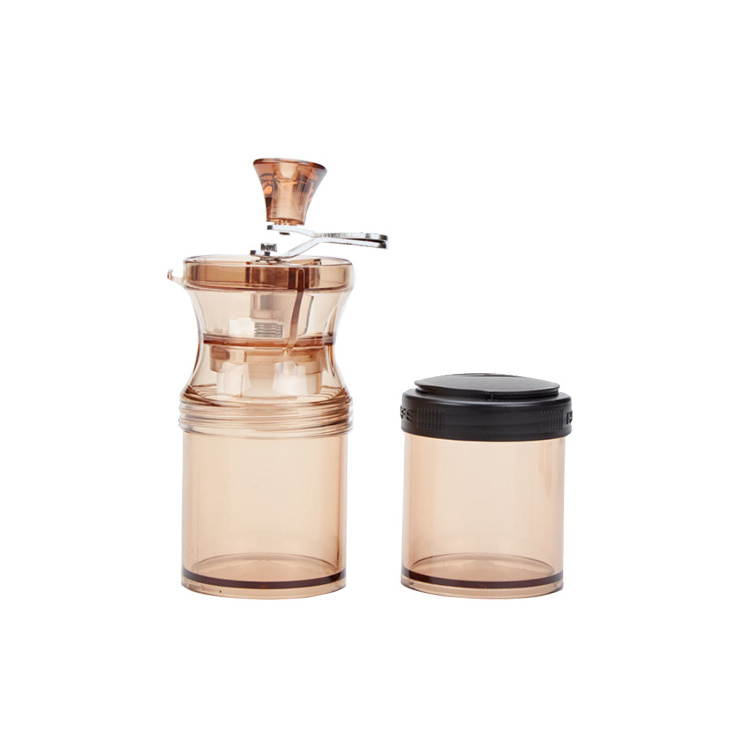 Portable Hand Burr Coffee Bean Grinder Mini Manual Coffee Grinder With Adjustable Coarseness