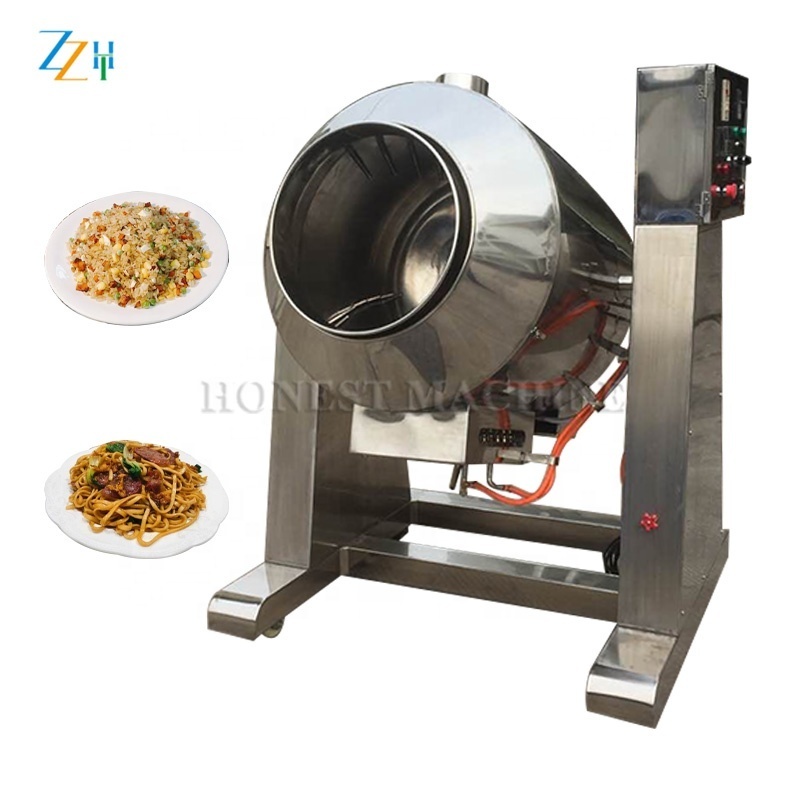 Easy Operation Commercial Meat Gas Frying Machine / Fried Noodle Machine / Industrial Machine For Cooking Fried Rice