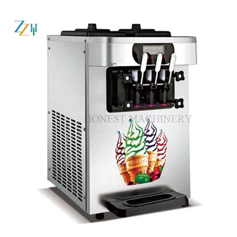 Widely Used Mini Soft Serve ice Cream Machine / Portable Soft Serve Ice Cream Machine / Soft Ice Cream Making Machine