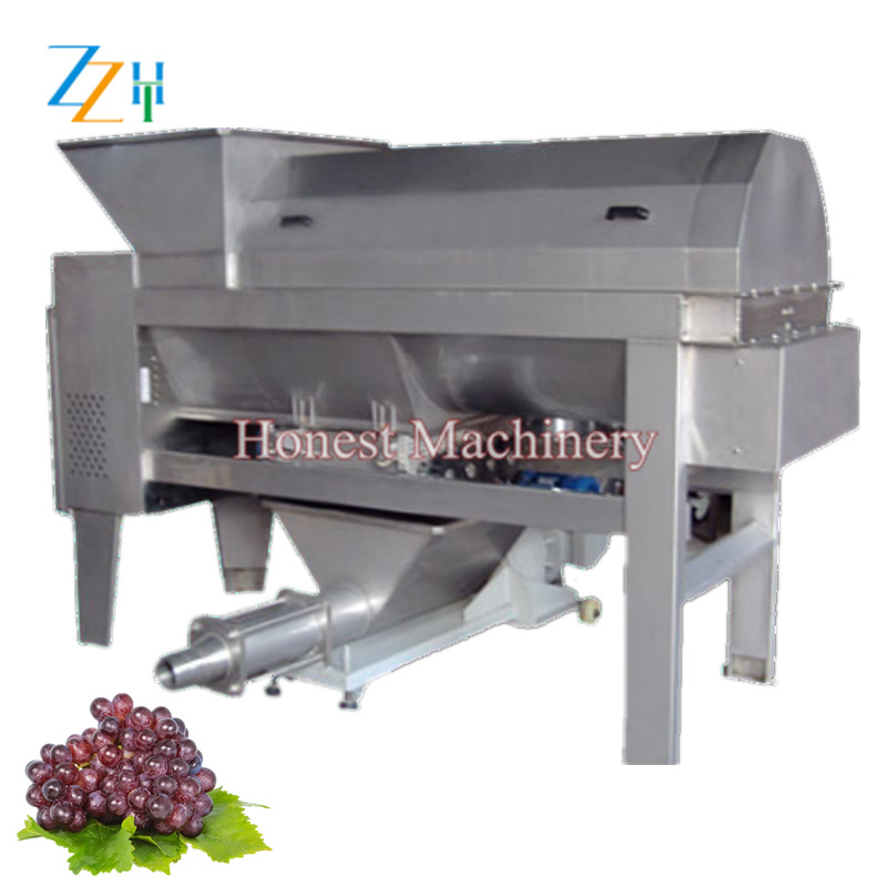 Fresh Grape Crusher Destemmer / Grape Stem Remove Machine / Grape Crushing Machine