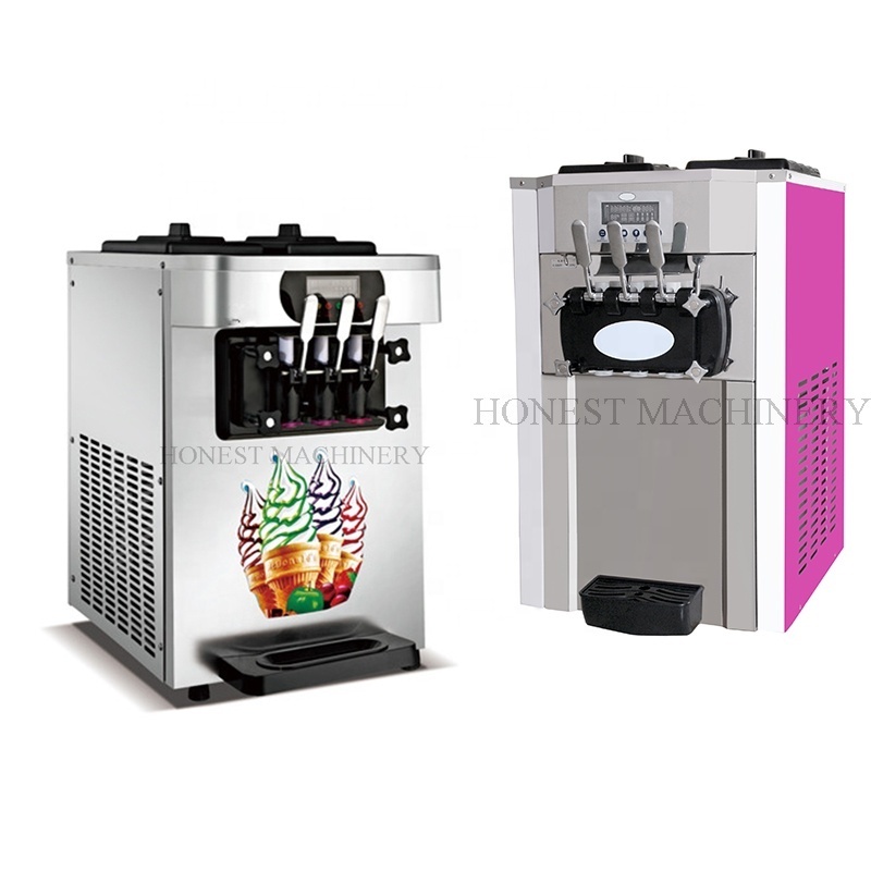 Widely Used Mini Soft Serve ice Cream Machine / Portable Soft Serve Ice Cream Machine / Soft Ice Cream Making Machine