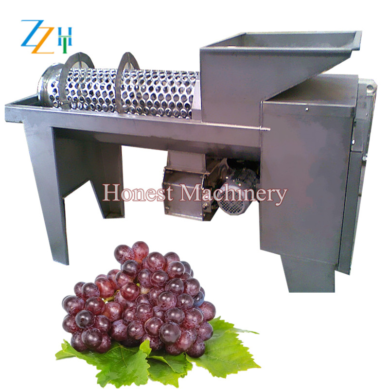 Fresh Grape Crusher Destemmer / Grape Stem Remove Machine / Grape Crushing Machine