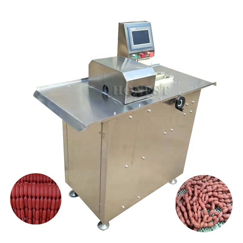 Single Line Sausage Linker / Sausage Tying Machine / Electric Sausage Cable Tie Machine