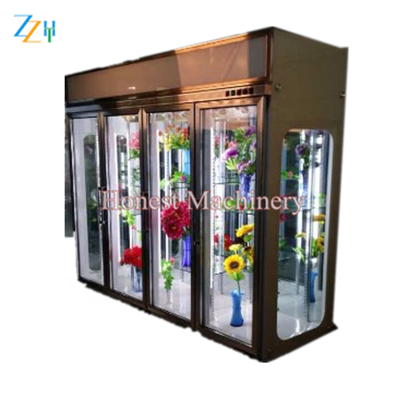 High Efficiency Supermarket Showcase Refrigerator / Showcase Cabinet / Fresh Flower Display Cooler With Factory Price