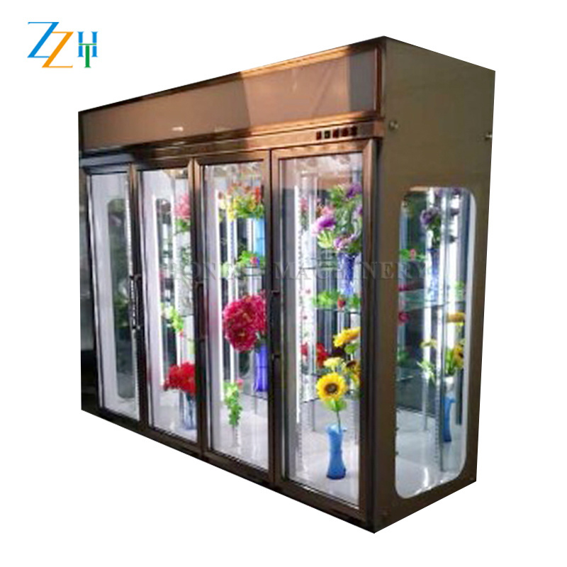 High Quality Refrigerated Showcase / Showcase Cabinet / Flower Refrigerator With Factory Price