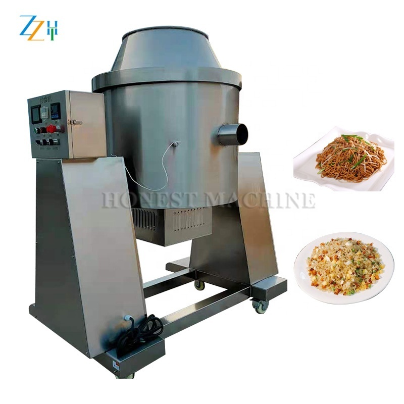 Easy Operation Commercial Meat Gas Frying Machine / Fried Noodle Machine / Industrial Machine For Cooking Fried Rice