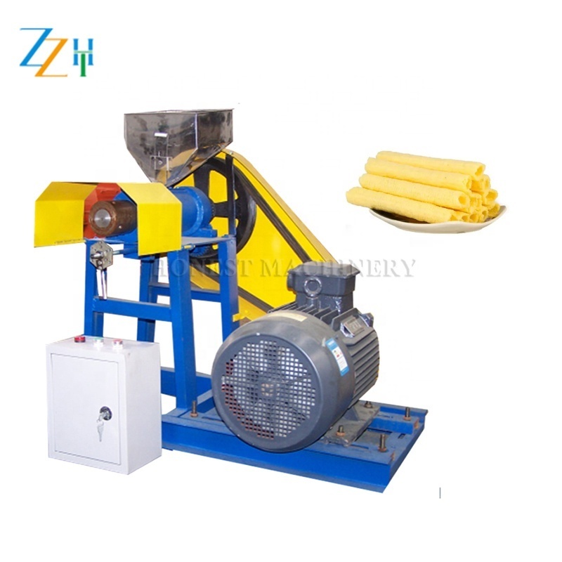 High Quality Corn Pop Puff Snack Making Machine / Corn Puffed Food Extruder Machine / Corn Puff Extruder