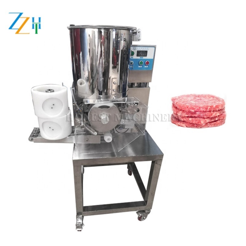 Full Automatic Industrial Burger Patty Machine / Meat Pie Making Machine / Hamburger Patty Maker