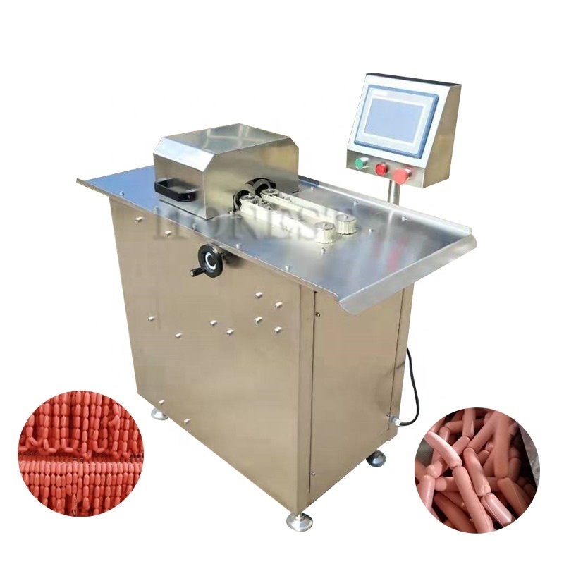 Single Line Sausage Linker / Sausage Tying Machine / Electric Sausage Cable Tie Machine