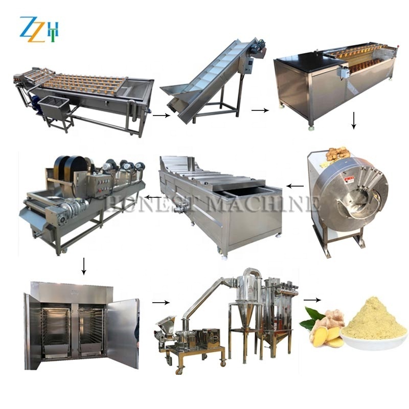 Electric Ginger Machine Press / Ginger Dehydrator Machine / Ginger Washing And Peeling Machine