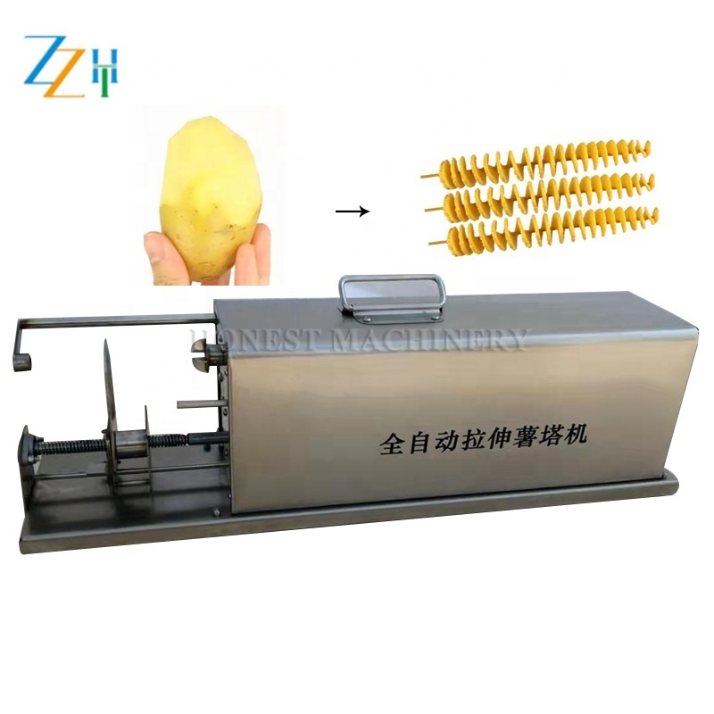 Made In China Potato Chips Slicing Machine / Potato Chips Cutting Machine Price / Spiral Potato Cutter