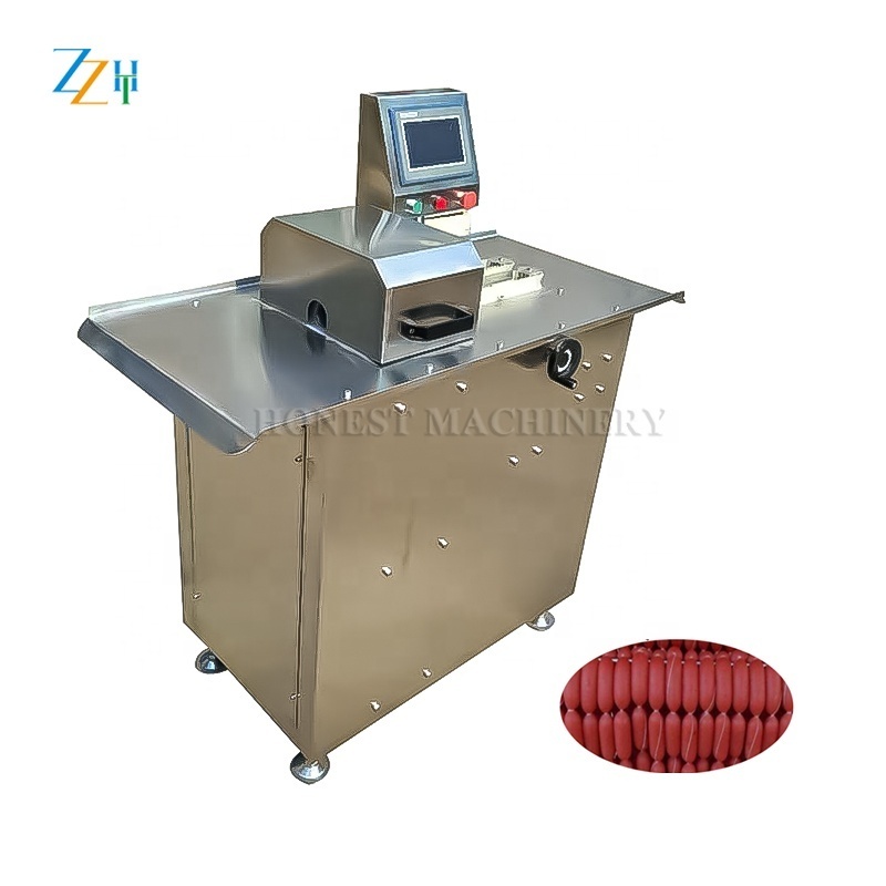 Intelligent Control Sausage Clipper / Sausage Tying Machine Knotting / Automatic Sausage Linker Machine