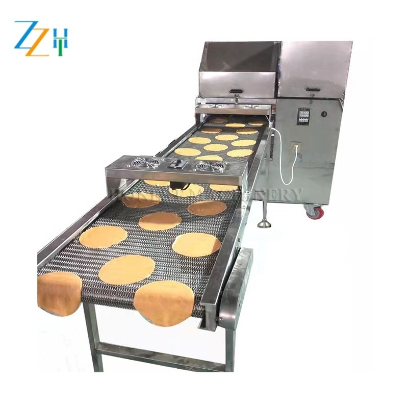 Fully Automatic Tortilla Making Machine / Spring Roll Sheet Making Machine / Pancake Machine Gas Type