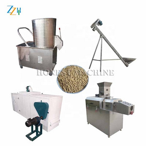 Electric Dry Pet Food Production Line / Pet Food Drying Machine / Animal Feed Pellet Machine