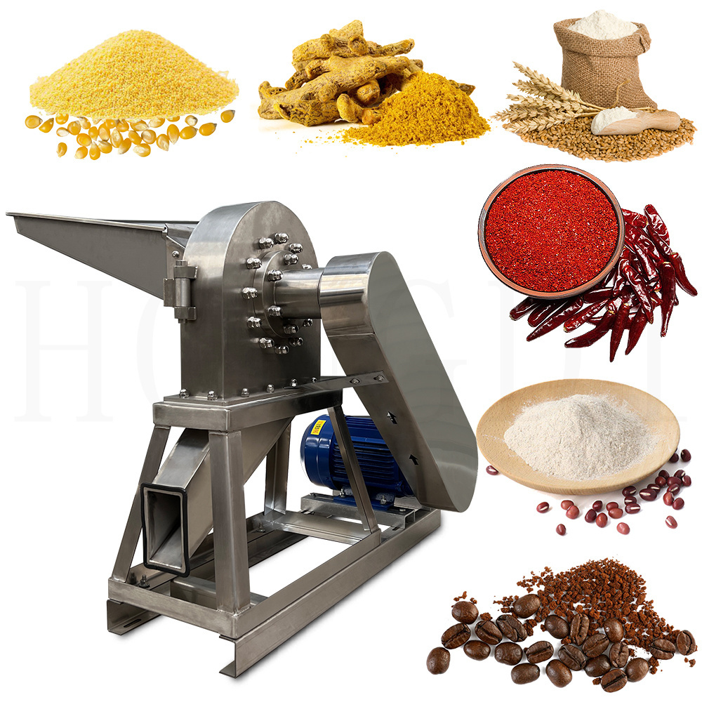 Commercial large size stainless steel pulverizer chili anise cinnamon spice grinder