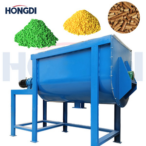 Mixing Mushroom Substrate Granules Powder Plastic Granules Double Screw Belt Mixer