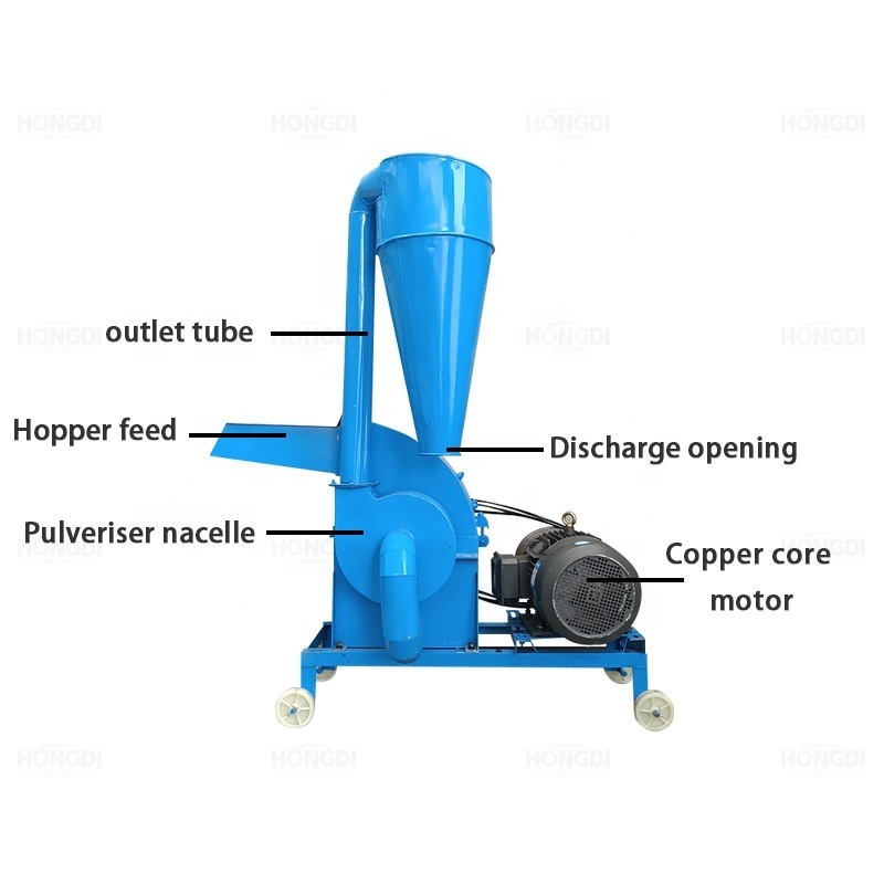 Coal Gypsum Pulverizer Corn Stalk Grain Chaff Carbon Steel Hammer Blade Pulverizer