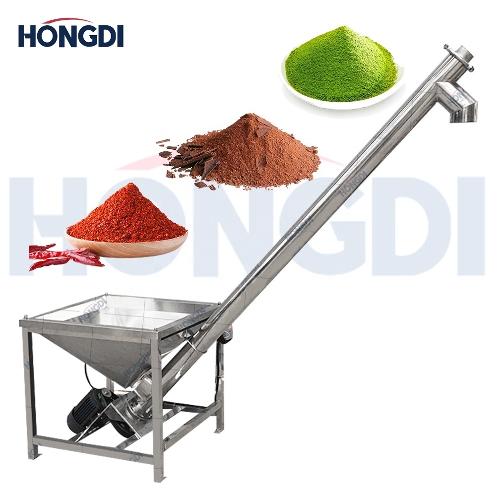 Stainless Steel Feeder Screw Conveyor for Resin Granules Starch Foods