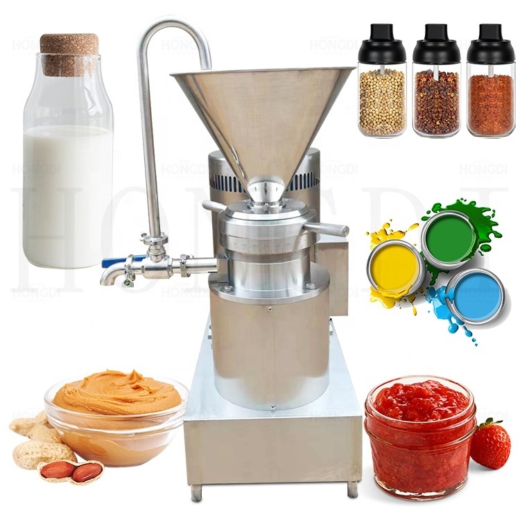 Colloid Mill Mushroom Sesame Sauce Honey BBQ Sauce Food Grinding Colloid Mill