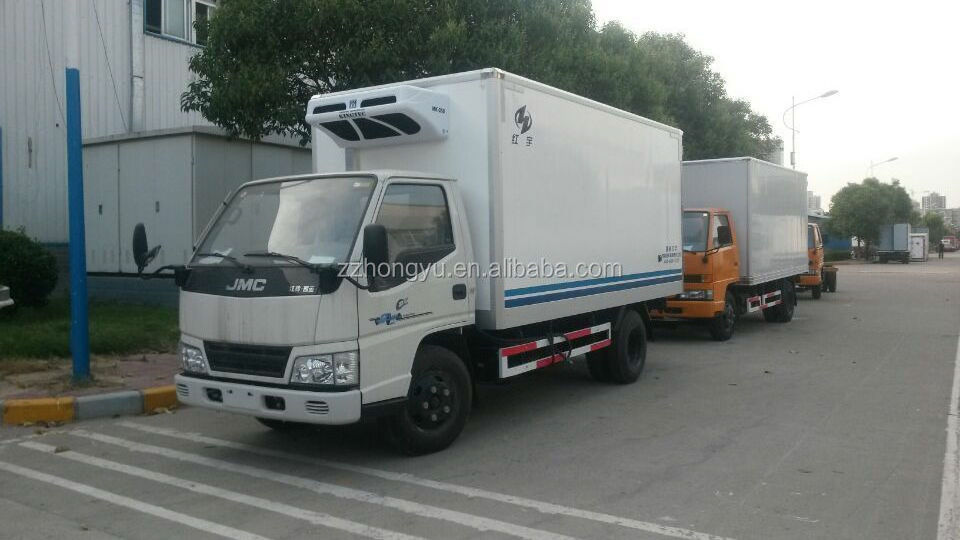 Dongfeng 170hp 8ton refrigerator van truck used for sale