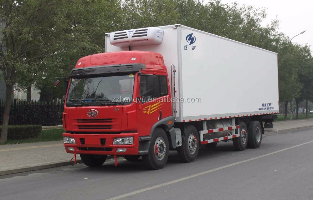 4-5 Tons Refrigerated Truck For Fresh Meat Fish /Cooling Van Truck