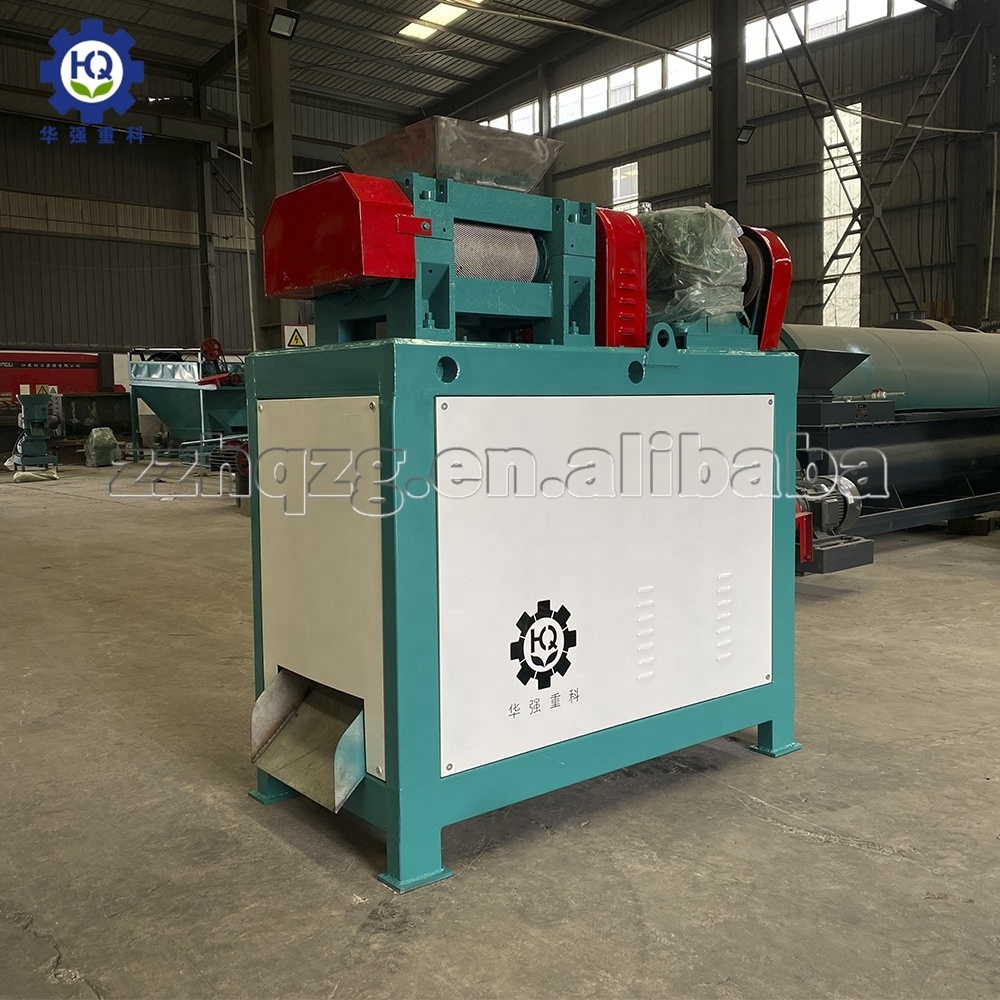 dry MOP / SOP fertilizer pellets making machine double roller press granulator