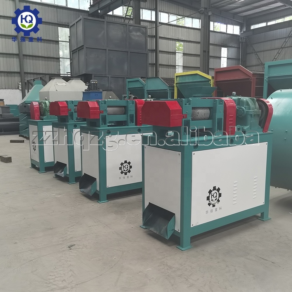 dry MOP / SOP fertilizer pellets making machine double roller press granulator