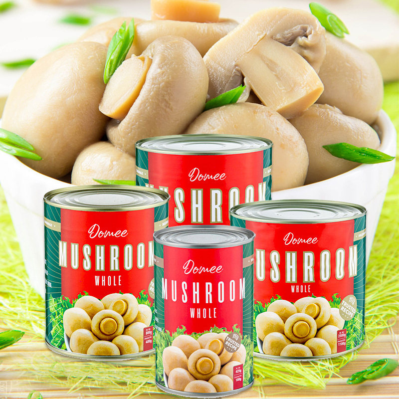 Champignon Button Mushroom factory  wholesales Canned Mushrooms