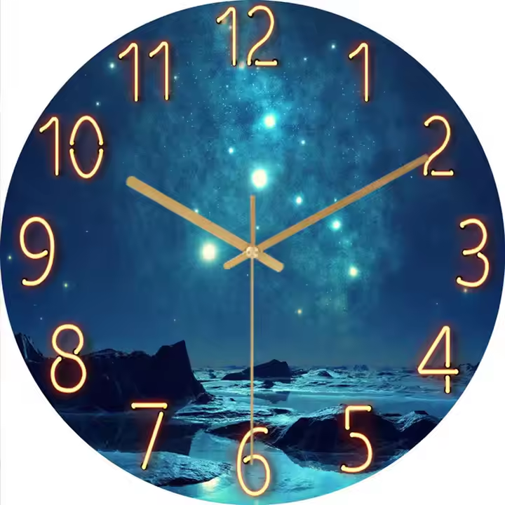 European Custom Modern Living Room Clocks Modern Home Decoration Wall Clocks