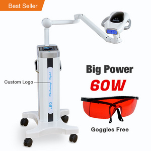 CE Spa Tooth Bleaching Lamp Machine Led Light 40w 60w Mobile Portable Dental Teeth Whitening Machine for Professional Use