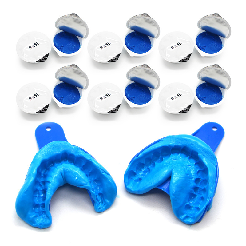 Hot Selling White Jar/Jelly Cup/Vat Bulk Making Teeth Whitening Tray Grillz Teeth Mold Kit Dental Impression Kit Material Putty