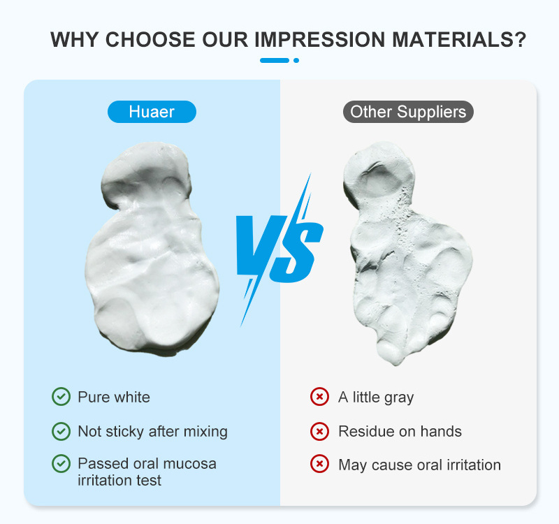 Dental Consumables Custom Logo Teeth Whitening Trays Hard Dental Impression Material Grillz Mold Putty Impression Putty Silicone