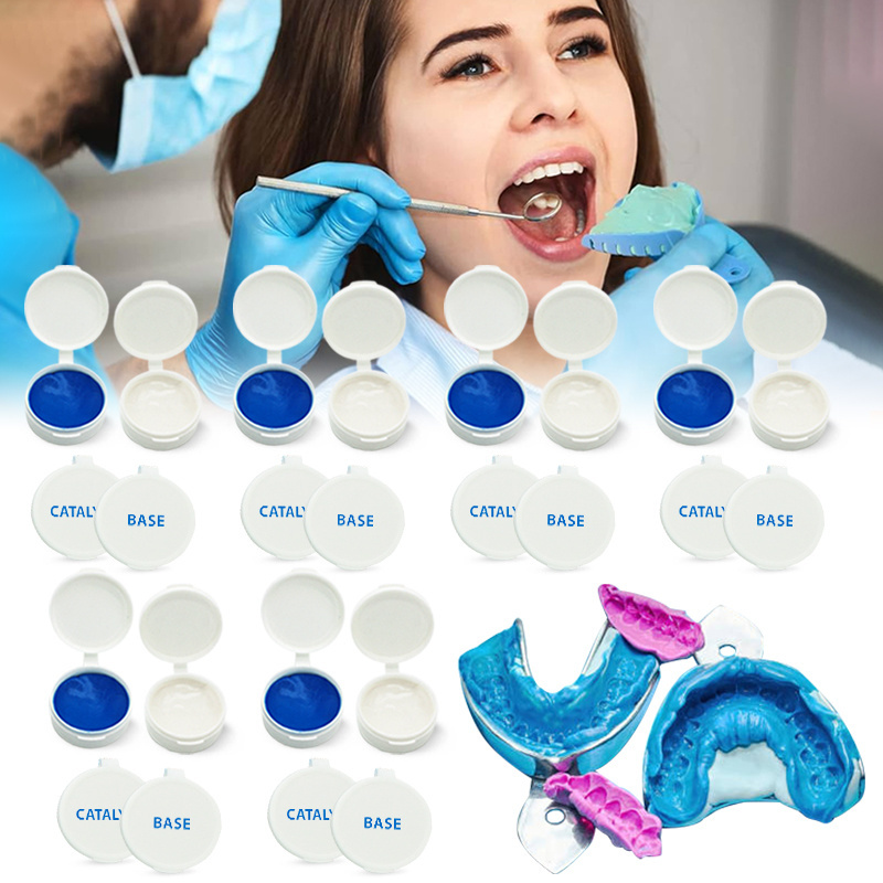 Dental Laboratory Supplies Consumables Teeth Molding Mould Silicone Grillz Box Kits Mouth Impression Material Dental Mold Kit