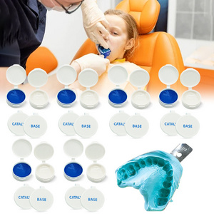 Custom Grillz Private Logo CE Approved Tray Teeth Mold Kit Dental Silicone Impression Material Putty Kit For Clinic Office