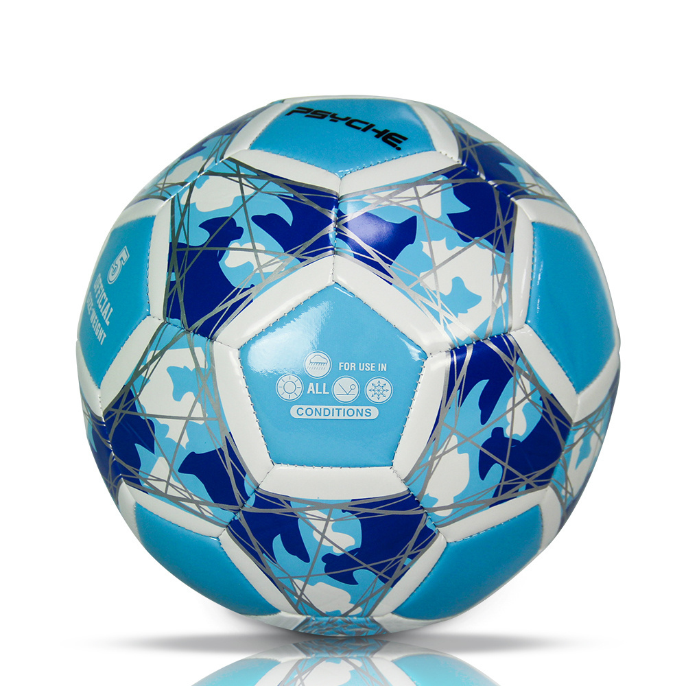 PSYCHE custom logo football glow in the dark soccer ball high quality TPU soccer ball