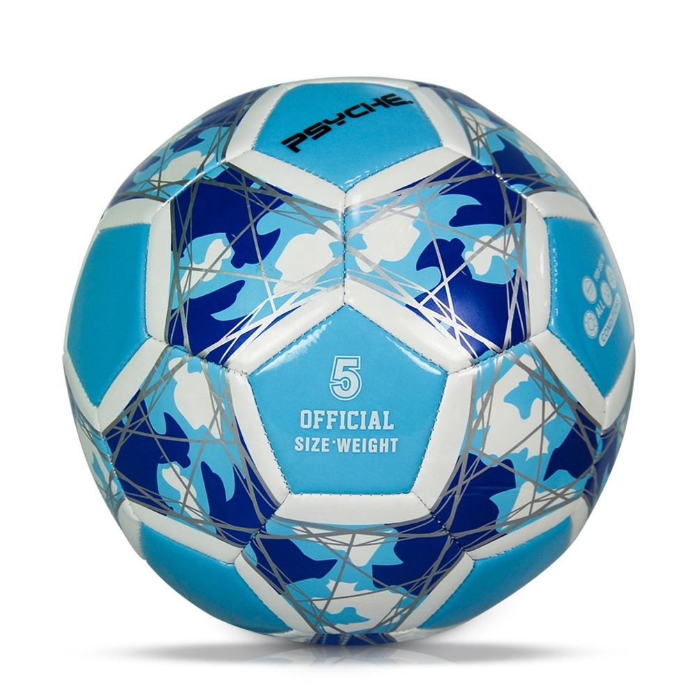 PSYCHE custom logo football glow in the dark soccer ball high quality TPU soccer ball