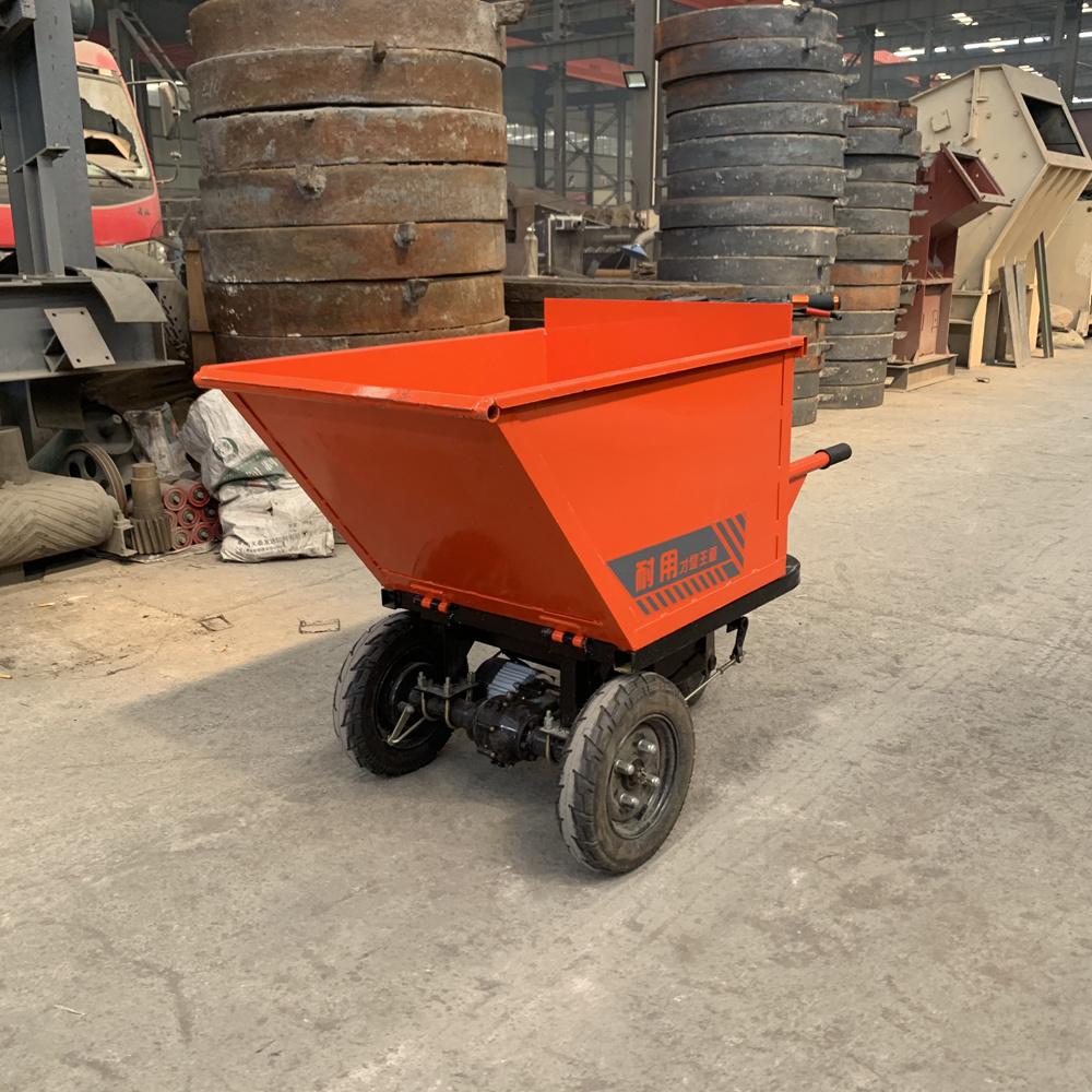 electric mini dumper 500kg self loading battery powered carrier wheelbarrow construction carts