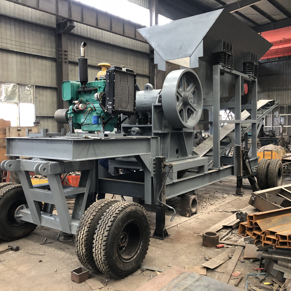 sand making plant jaw stone crusher mobile