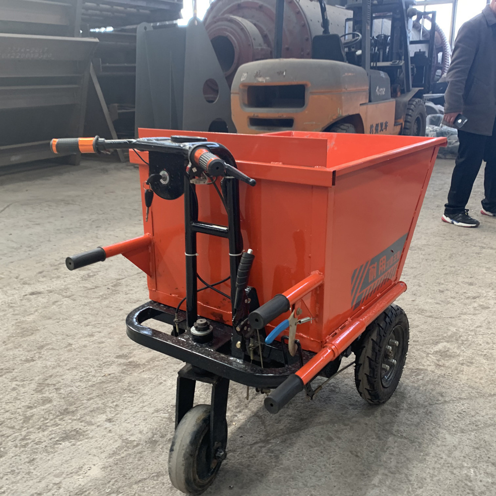 electric mini dumper 500kg self loading battery powered carrier wheelbarrow construction carts