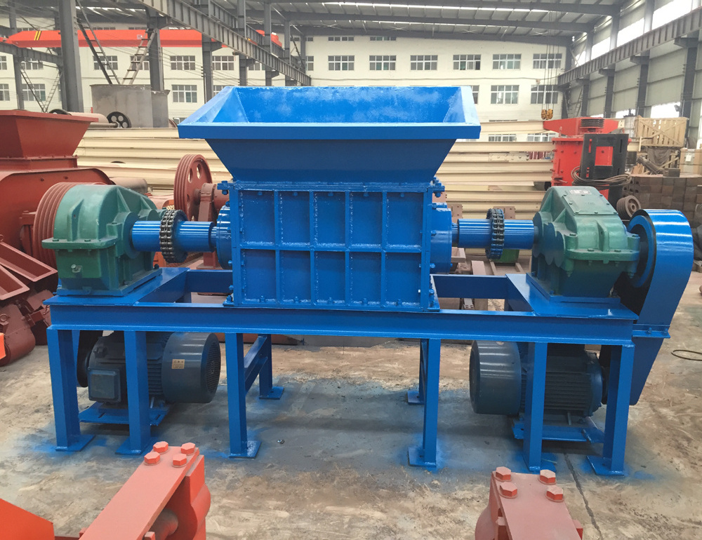 Wood board Double shaft shredder ,small metal shredder machine,garbage waste shredder